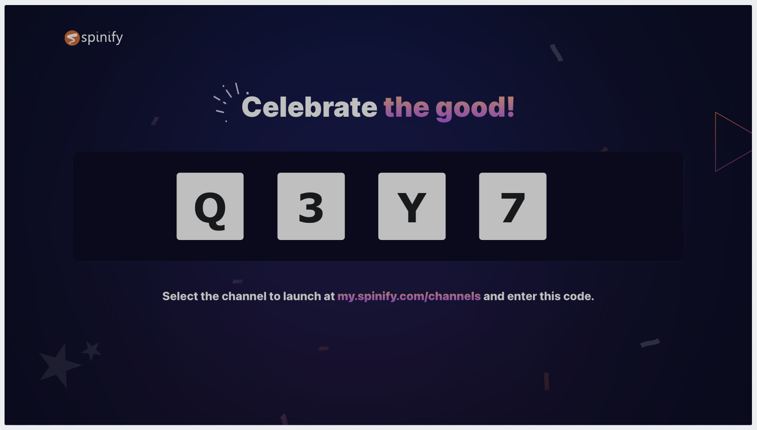 Spinify app screenshot