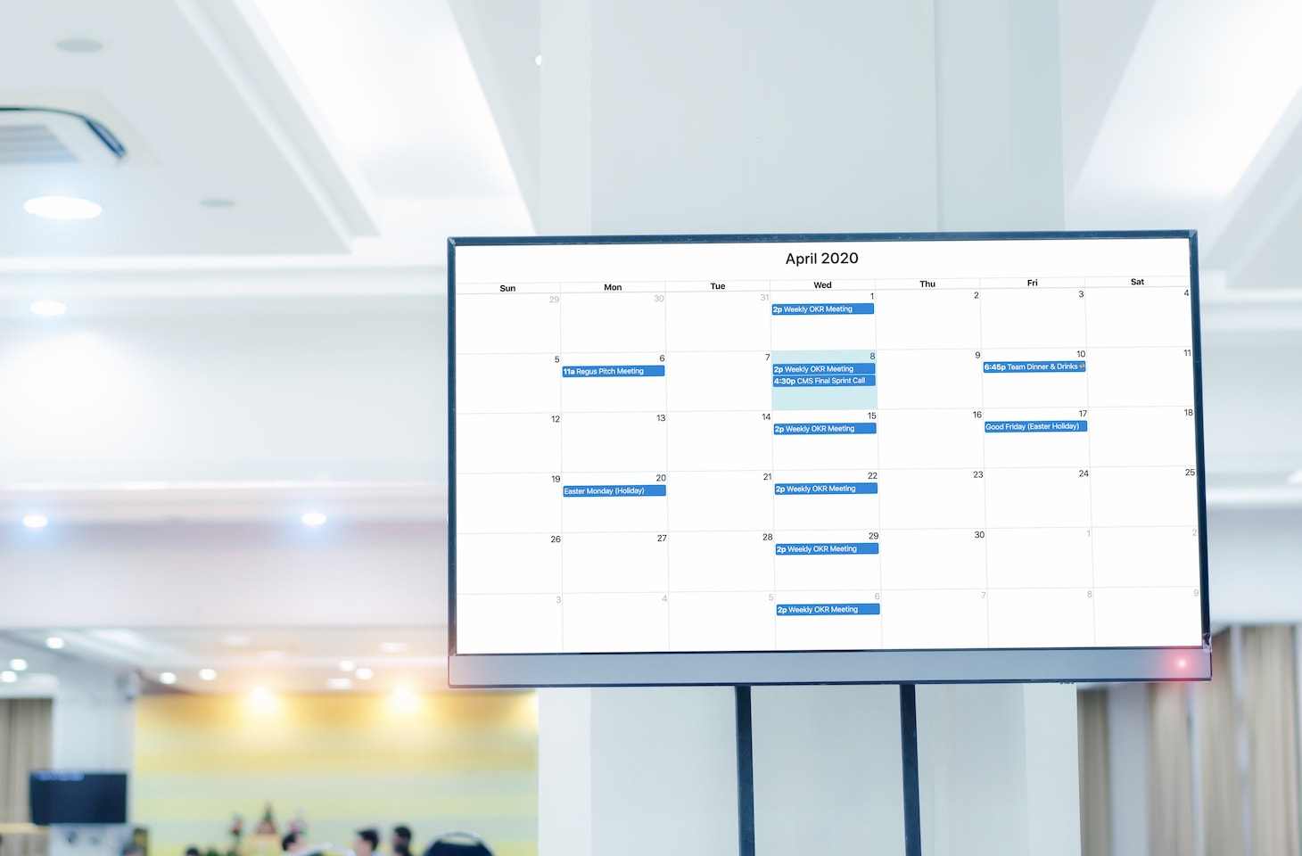 Google Calendar app screenshot