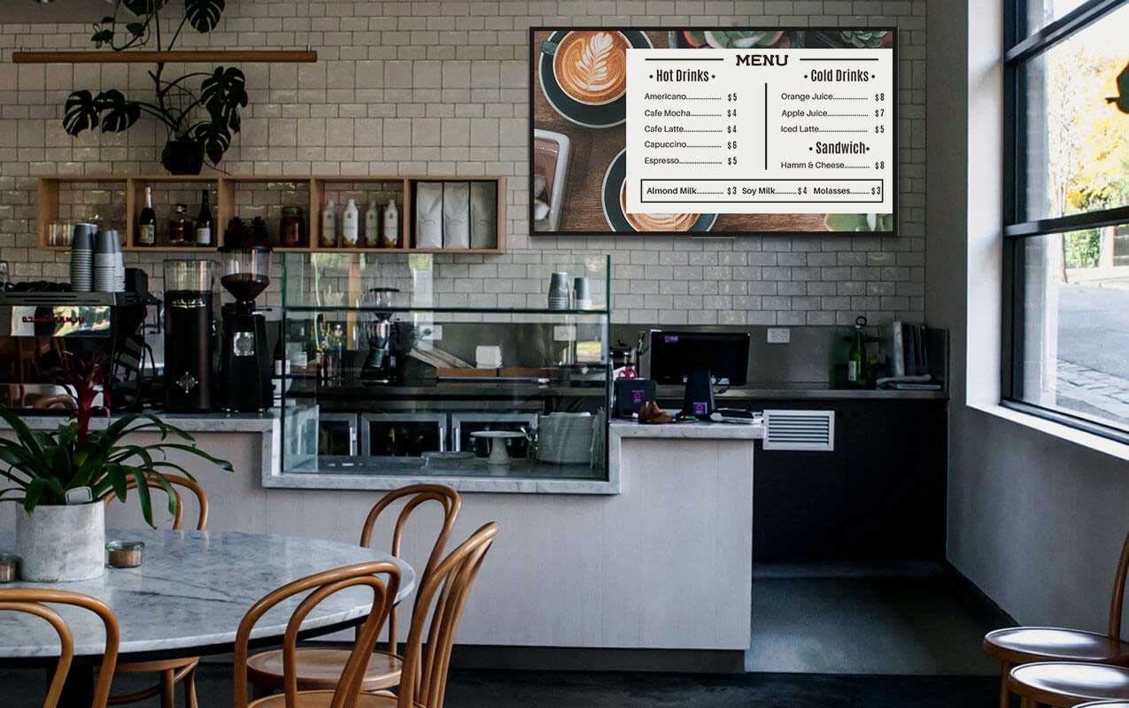 Digital Menu app screenshot