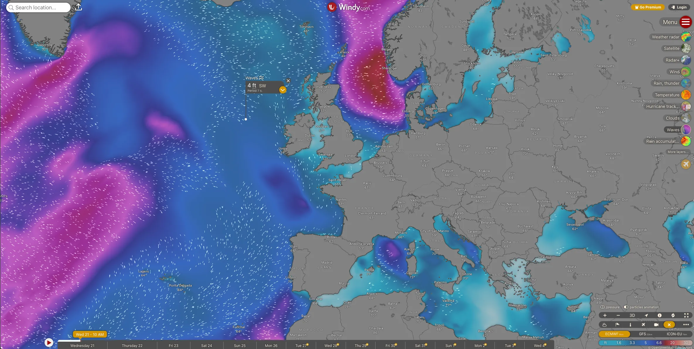 Windy - Wind Map & Weather app screenshot