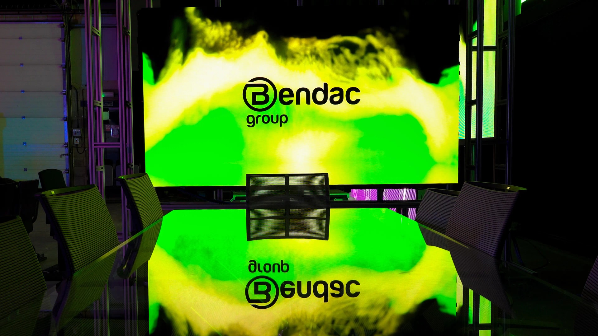 Bendac LED video wall powered by Fugo