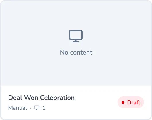 A Fugo trigger that puts a deal-won celebration on screen the moment it happens