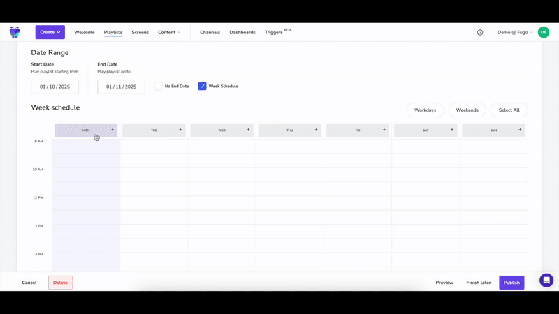 Why Drag-and-Drop Scheduling Matters in Digital Signage