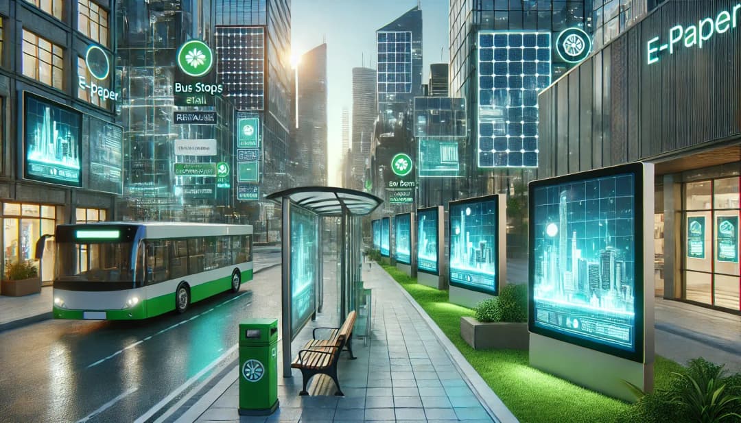 E Display Sustainable Digital Signage: The Rise of E-Paper Displays