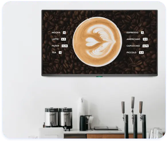 Use Fugo CMS to create digital menus for your restaurant digital signage