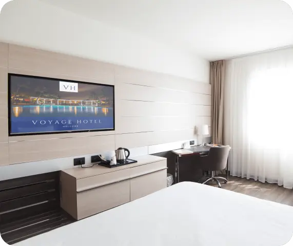 Use Fugo CMS to enrich your guest experience with hotel digital signage